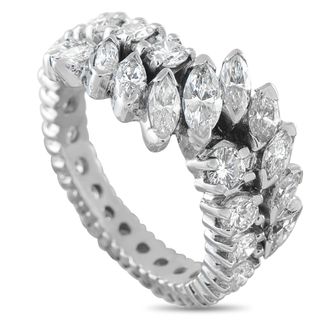 Luxury Bazaar 14K White Gold 2.20ct Diamond Ring MF06-080726