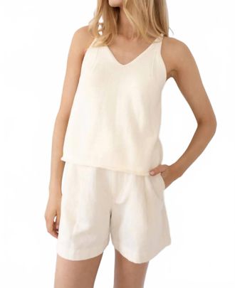 Marea Catalina Sweater Tank In Ivory