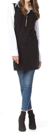 Papillon Knit Pullover Vest With Pockets In Black