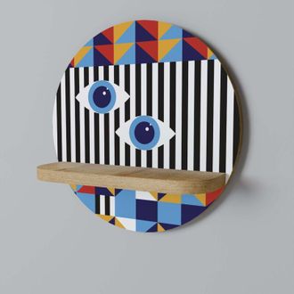 OEM Abstracci&oacute;n Y Geometr&iacute;a Estanter&iacute;a Redonda