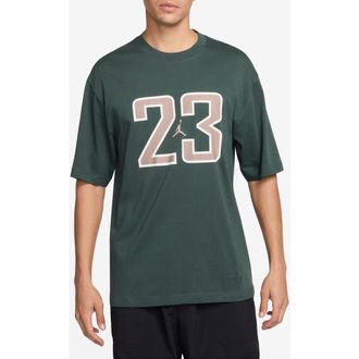 Nike Jordan 23 Cotton Graphic T-Shirt in Midnight Green/Fossil Stone at Nordstrom, Size Large