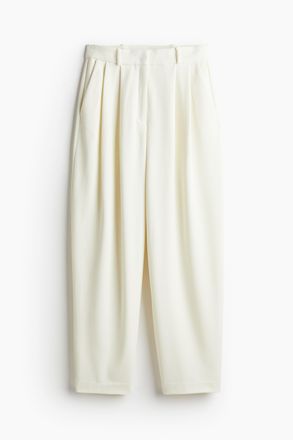 H&M Twillhose im Tapered-Schnitt - White