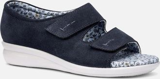 Hotter Womens Siesta Womens Slippers - Navy - Size: 7