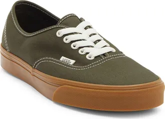 Vans Authentic Sneaker in Gum Obsidian Fern at Nordstrom, Size 12.5 Womens