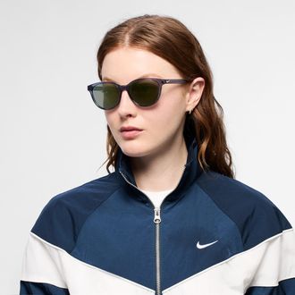 Nike Womens Vital Trend Mirrored Sunglasses in Blue | IB3548X-491