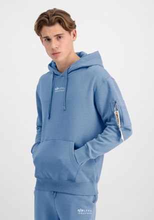 Alpha Industries Hoodie ALPHA INDUSTRIES Organics EMB Hoodie, Herren, Gr. M, gr&uuml;n (organic petrol), Obermaterial: 100% Baumwolle, regular fit, Sweatshirts Hoodie