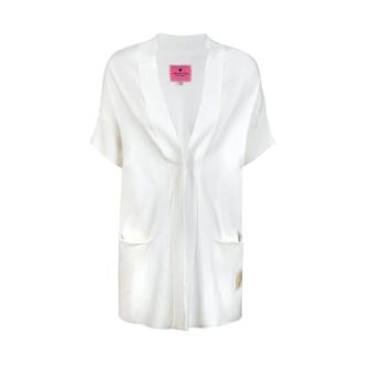 Lieblingsst&uuml;ck Lieblingsst&uuml;ck - Korte mouw vest - Dames - Truien - Wit - Maat: S