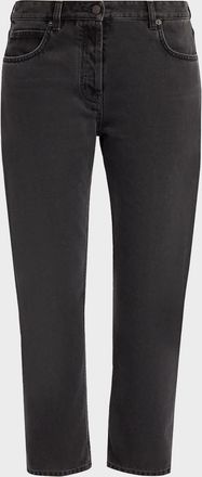 The Row Riaco Straight-Leg Ankle Jeans