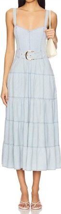 Show me your Mumu Lainey Midi Dress In Blue
