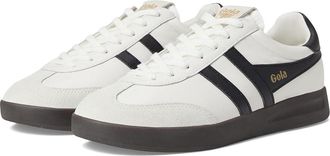 Gola Cyclone Leather Womens Walking Shoes White/Black/Dark Gum : 9.5 B - Medium