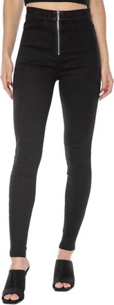 Juicy Couture High Rise Skinny Jeans In Black
