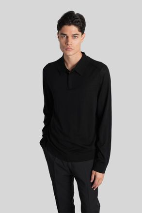 Paul Smith Polo In Black Wool
