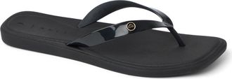Reef Solaye Waterproof Flip Flop in Black at Nordstrom, Size 10