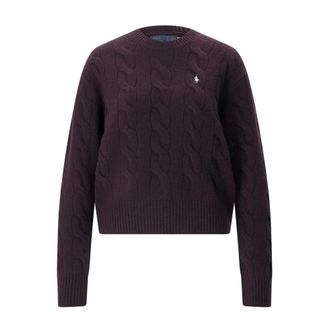 Polo Ralph Lauren Dames, Truien, Paars, Maat: XS Wol