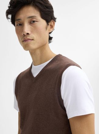 Le 31 Mens Soft knit vest