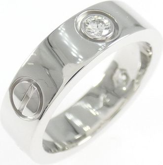 Cartier White Gold White Gold (18K) Band Ring (Pre-Owned)
