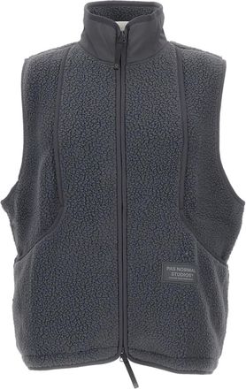 Pas Normal Studios Gilet con zip - Grigio