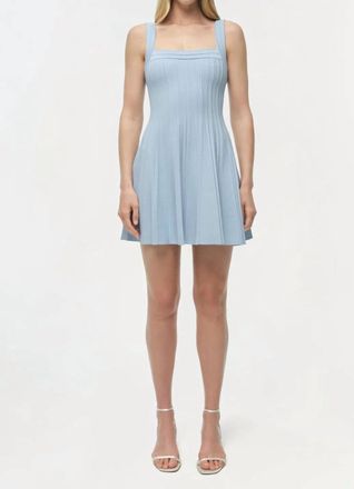SIMKHAI Indie Knit Mini Dress In Tidepool