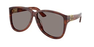 Miu Miu MUA08SF Asian Fit 26E80Q Womens Sunglasses Brown Size 61