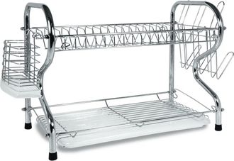 Better Chef Better Chef 22 Chrome Plated Dish Rack - R-Shape - Chrome - DR-224