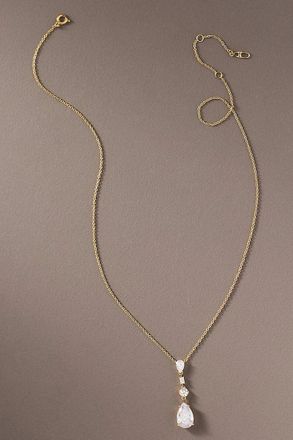 Nadri Runaway Pear Drop Necklace