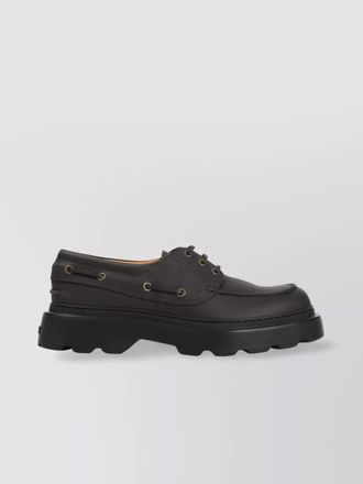 Tod's leather lace-up shoes