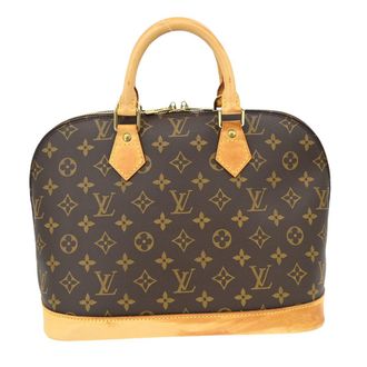 Louis Vuitton Alma Handbag Monogram Canvas Brown Canvas Handbag (Pre-Owned)