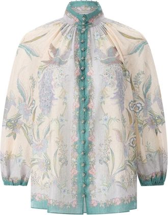 Zimmermann Overhemden, Dames, Veelkleurig, XL, Katoen, Shirts