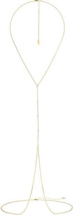 Set & Stones Bobbi Pearl Body Chain in Gold at Nordstrom