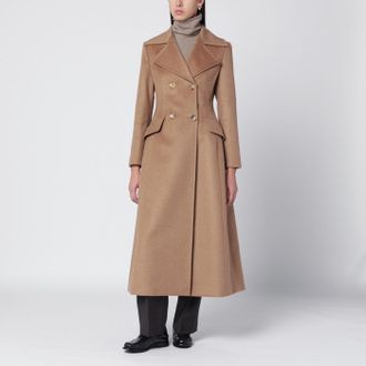 Max Mara Cappotto lungo doppiopetto cammello