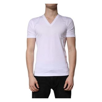 Dolce & Gabbana Heren, Tops, Wit, Maat: XS Katoen