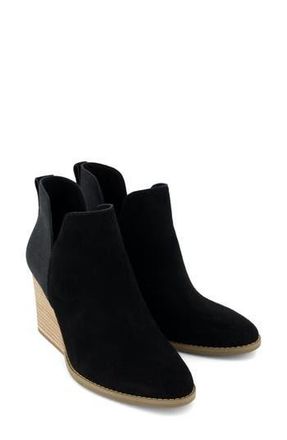 Toms Eliza Wedge Bootie in Black at Nordstrom Rack, Size 9.5