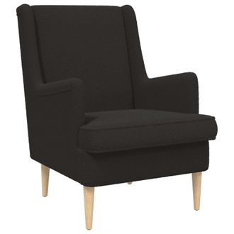 vidaXL Sill&oacute;n Negro Boucl&eacute; Vidaxl