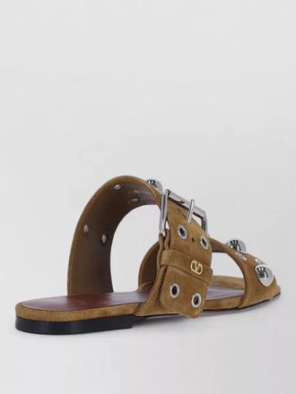Valentino Garavani heel sandals double strap flat sole