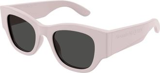 Alexander McQueen Am 0420S Zonnebrillen - Dames - Zonnebrillen - Roze - ONE Size - Accessoires