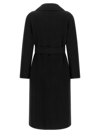 Max Mara Double-Faced Wool-Cashmere Coat - Black