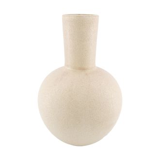 Schubiger M&ouml;bel Vase Keramik, Beige H: 42 cm