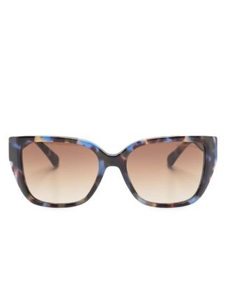 Michael Kors Acadia square-frame sunglasses - women - Acetate - 55 - Blue