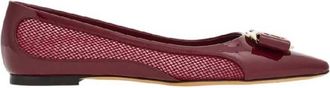 Ferragamo Zea Mesh Ballet Flats, Size 7 C
