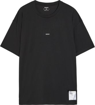 SATISFY Auralite Logo Jersey T-shirt - Black - XL