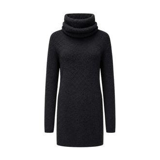 Dolce & Gabbana Abito in Boucl&eacute; a Collo Alto e Maniche Lunghe - - Dresses - Donna - Nero - S
