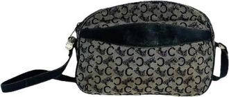 Celine Pre-owned Cross Body Bags, female, Black, Size: ONE SIZE Pre-owned Canvas Cross Body Bag