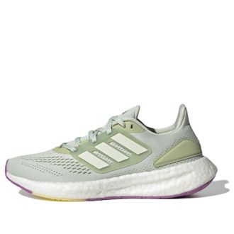 adidas (WMNS) adidas Pure Boost 22 Green Purple White HQ1465