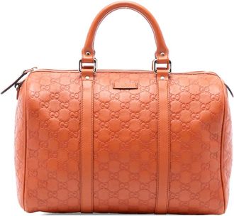Gucci Borsa Guccissima Joy Boston media 2016-2025 - Arancione
