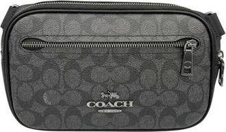 Coach Pre-owned Belt Bags, male, Black, Size: ONE SIZE Pre-owned Sling Pouch
