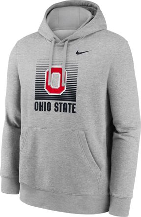 Nike Ohio State Primetime Nike Mens College Pullover Hoodie in Grey | NKDK06GOH-JM7