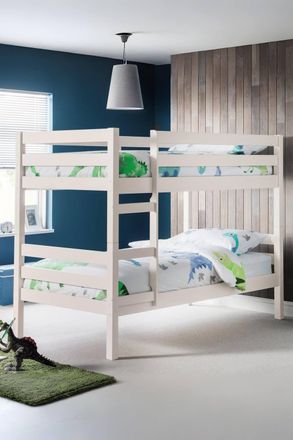 Julian Bowen Camden Bunk Bed in White | Size: Single