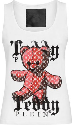 Philipp Plein Tank top Monogram Teddy Bear