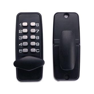 OEM Cerradura Digital Cromada Resistente A La Intemperie Con C&oacute;digo - Bot&oacute;n De Combinaci&oacute;n, Cerradura Mec&aacute;nica De Combinaci&oacute;n Negra E Impermeable
