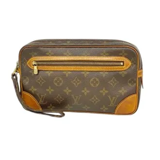 Louis Vuitton Pre-owned Clutches, male, Brown, Size: ONE SIZE Pre-owned Clutch bag